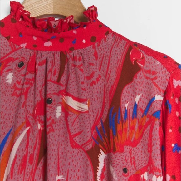 Anthropologie Conditions Apply Isaria Bird Top XS - Picture 2 of 12